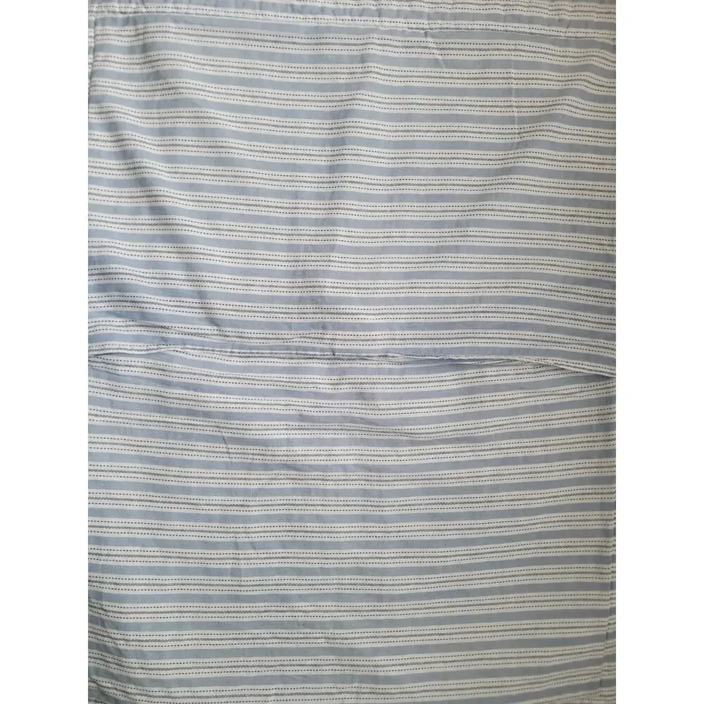 Laura Ashley Quilted Floral Blue 2Shams Quilt Cotton, Poly Fill 27x23